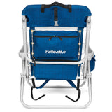 Backpack Beach Chair with 5 Positions, Towel bar, XL Cooler Pouch, Storage Pouch, etc