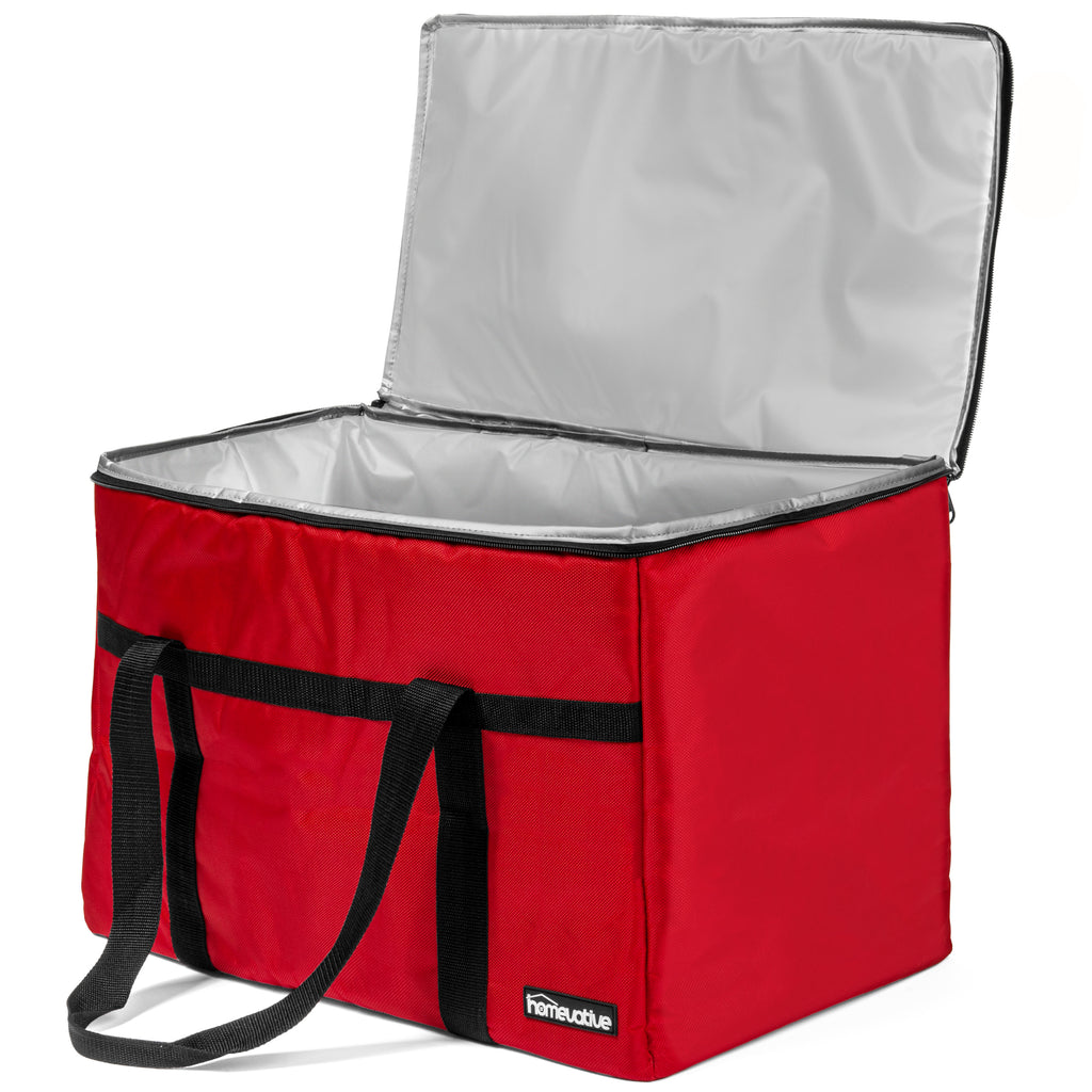 Carry Hot Red Vinyl Pizza Delivery Bag - 20