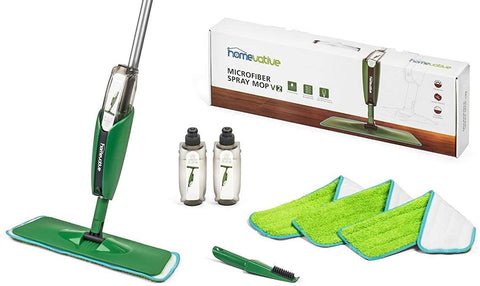 Household Microfiber Spray Mop Kit