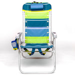 Tall Folding Backpack Beach Chair, Towel bar, Cooler Pouch and Storage